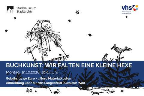 2026-10-19 Buchkunst Wir falten eine kleine Hexe vhs