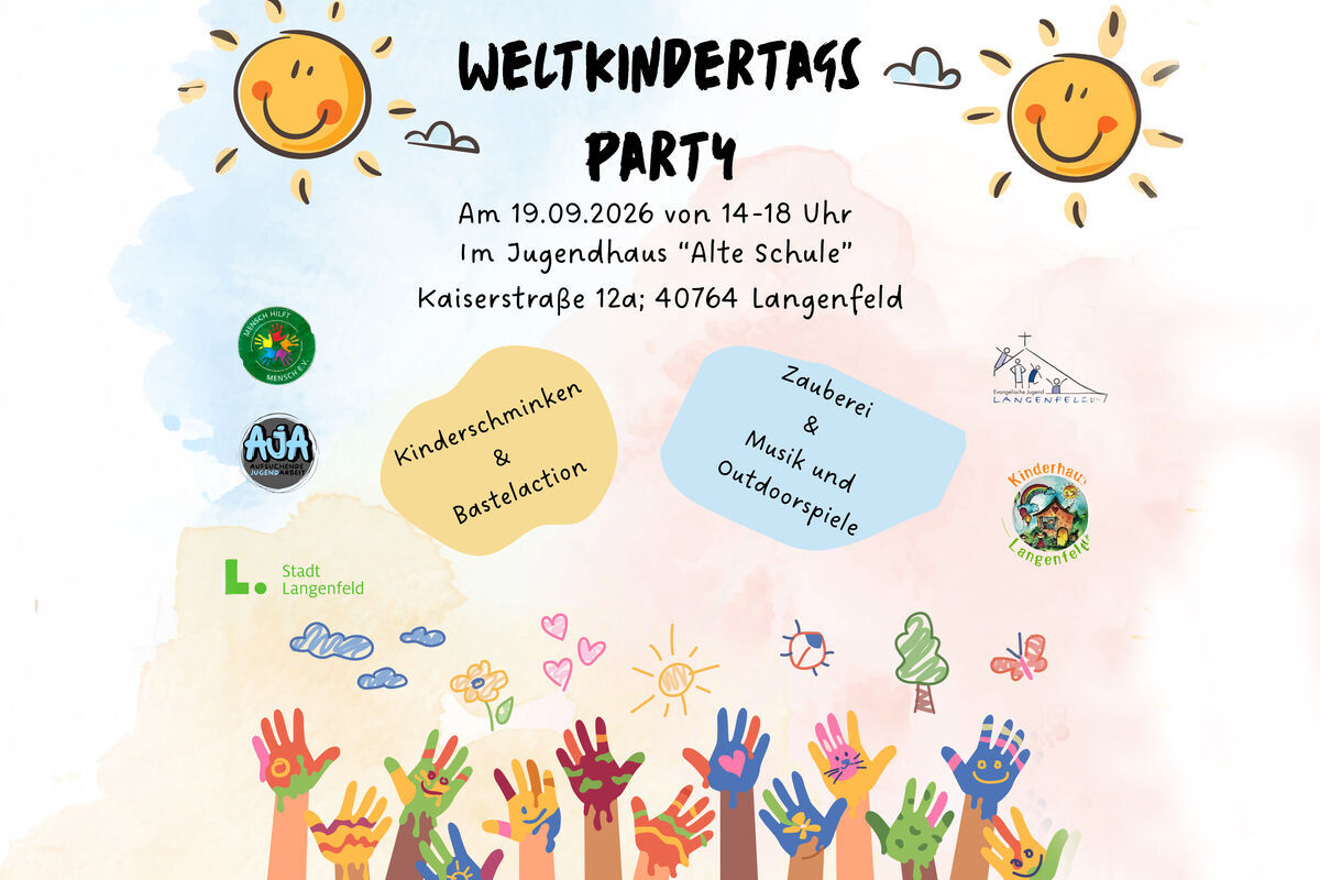 Weltkindertagsparty im Jugendhaus Alte Schule. 