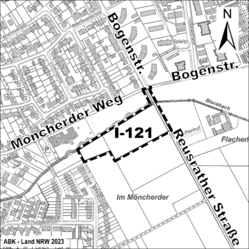 Gebietsbegrenzung I-121