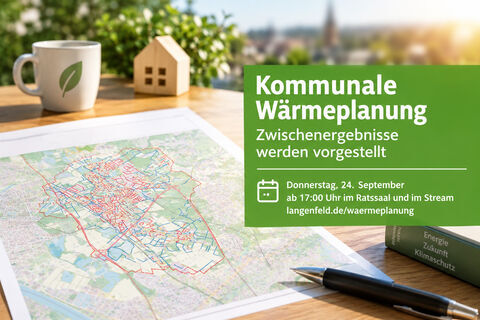 Kommunale Wärmeplanung: Zwischenergebnisse werden vorgestellt. 